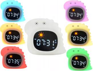 Night Light Silicone Clock Alarm Clock
