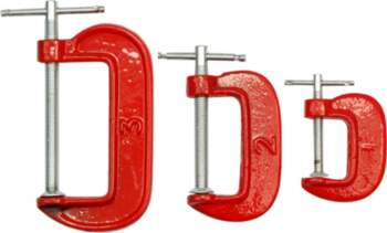 NO_NAME C-CLAMP SET 25 50 75MM