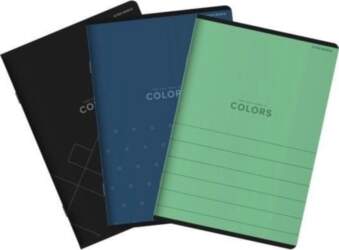 Notebook A5/96K grid Colors mix (5