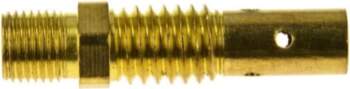Nozzle connector for migomat with thread