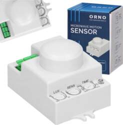 Orno Microwave motion sensor mini 360/180
