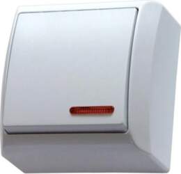 Ospel Bis single switch with backlight