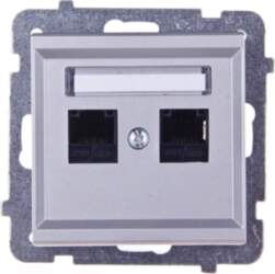 Ospel Computer socket Sonata double 2xRJ45