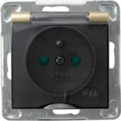 Ospel Impresja socket  splash-proof with IP-44
