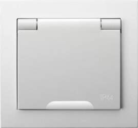 Ospel KIER Splash-proof socket with/out IP44