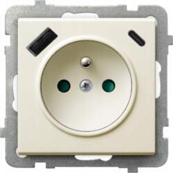 Ospel One socket with grounding with
