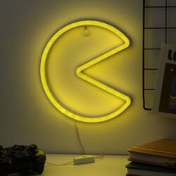 Pac Man Wall Mountable LED Neon