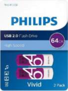 Philips USB 2.0 2-Pack      64GB