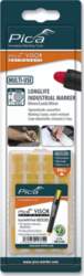 Pica VISOR permanent replacement refills yellow