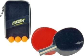 Ping pong set with 2 rackets