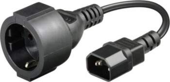 Power cable / adapter Manhattan C14/Schuko
