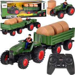 Remote controlled tractor with trailer +