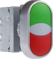 Spamel Double control button 22mm red/green