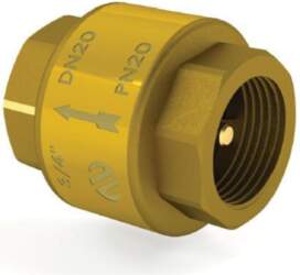 SPRING CHECK VALVE F-F 3/4" METAL