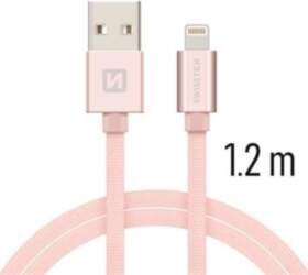 Swissten Textile Fast Charge 3A Lightning