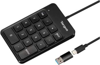Targus USB with wired keyboard  Black