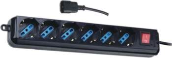Techly UPS power strip with 6
