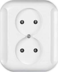 Timex TIMEX TOPAZ Double flush-mounted socket