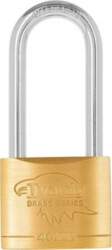 Tvardy Brass padlock with long shackle