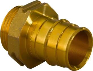 Uponor QE connector with external thread