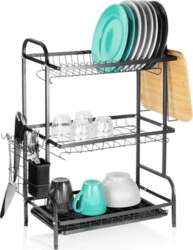 Vilde Dish drying rack  metal  black