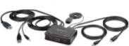 2-Port Hybrid USB-C HDMI Cable KVM