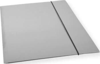 A4 folder with elastic band  gray