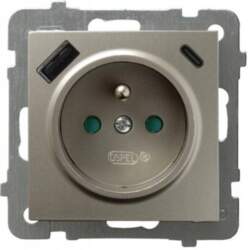 AS Single socket with grounding with