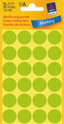 Avery Colour Coding Dots  Neon 3174