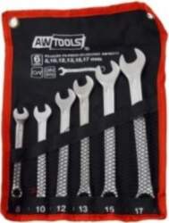 AWTools Set of combination wrenches 8-17mm