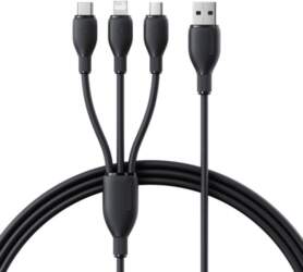 Baseus One-for-Three Ultra-Fast Charging Cable USB-A