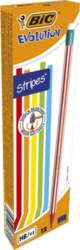 Bic Evolution pencil with eraser Stripes