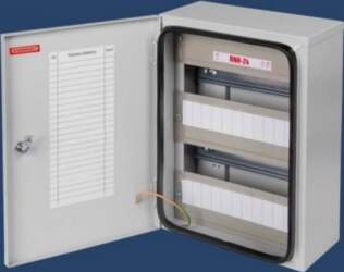 Bracer Hermetic switchgear IP54 TH36 gray