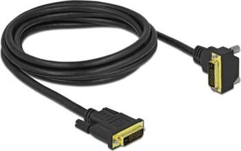Cable DVI-D - DVI-D 2m angled