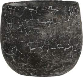 CERAMIC POT THOMAS D16 H14 ANTHRACITE