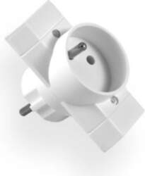 Elgotech Plug splitter 1-socket w/u +