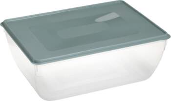 FOOD CONTAINER RECTANGULAR DEEP 10L.MINT