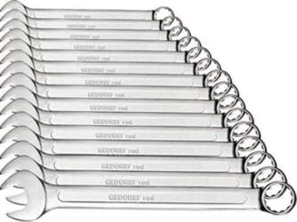 Gedore Red combination wrenches Set 15