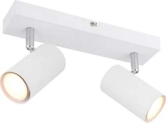 Globo ceiling lamp Robby 2-light ceiling