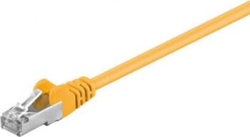 Goobay Patchcord  CAT5e  SF/UTP  1m  zolty