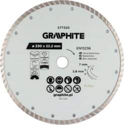 Graphite Diamond cutting disc GRAPHITE  230