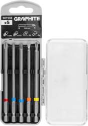 Graphite Zestaw bitow SL4 PH2 PZ1/2