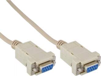 InLine null modem cable DB9 female