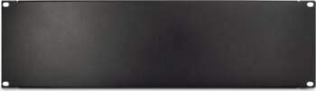 Inter-Tech 19" blind plate  black 3U