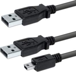 Kabel USB Logo USB-A - microUSB