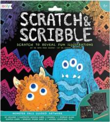 Kolorowe Baloniki Zdrapywanki Scratch Scribble Potworki