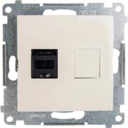 Kontakt-Simon Computer socket SIMON54 single RJ45