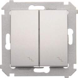Kontakt-Simon Double stair switch with LED
