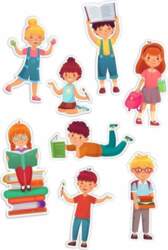 LearnHow Double-sided window decorations - Children