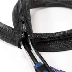Logilink cable hose with zipper polyester